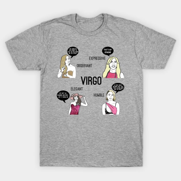 Virgo- Bravostrology series T-Shirt by Katsillustration